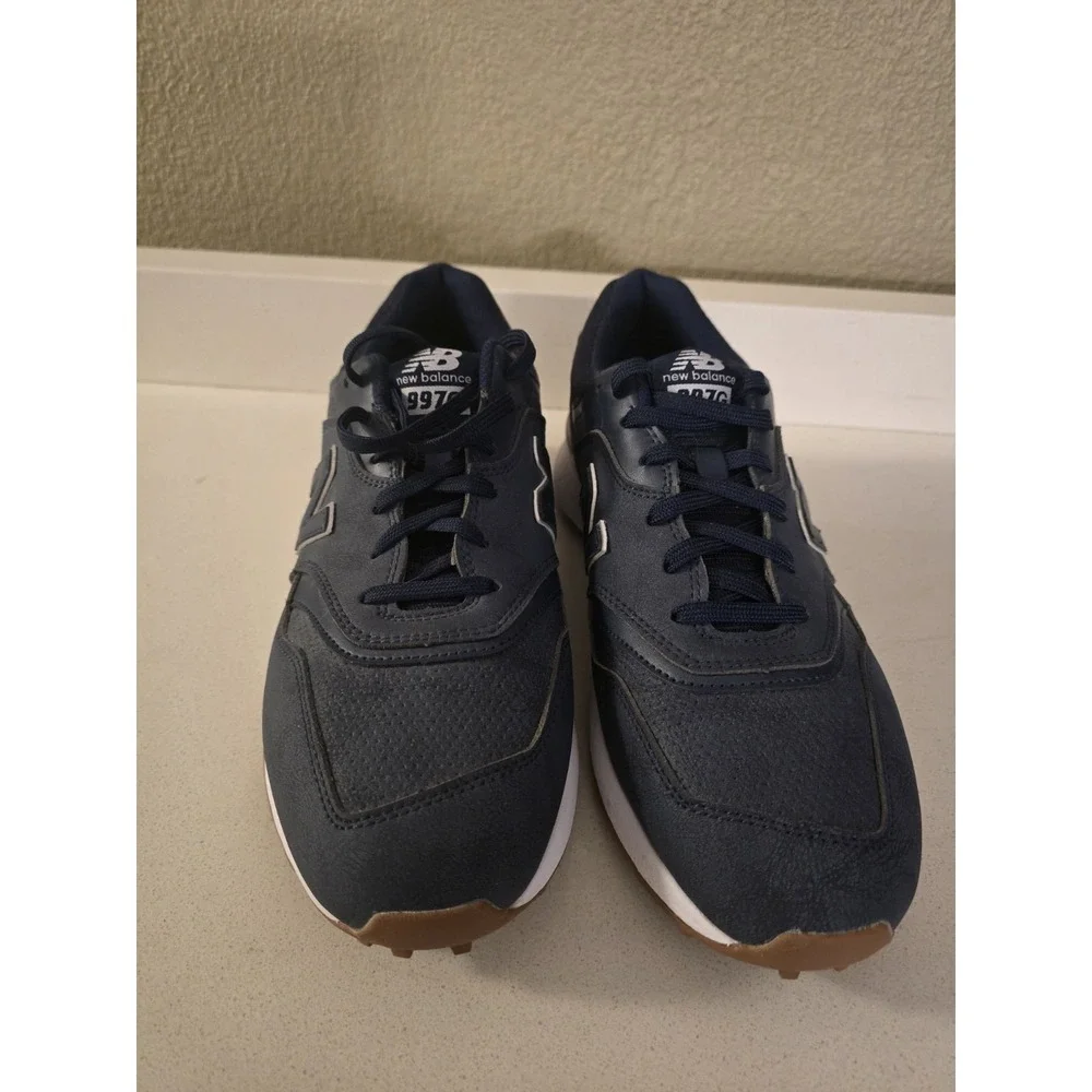 New Balance 997 Spiked Golf Shoes - Navy Blue